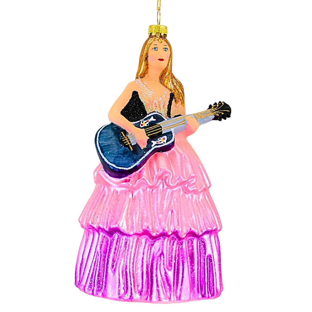 Cody Foster 6.5 Inch Taylor Swift Cupcake Dress Christmas Tree Ornament , Swift Speak Now Era